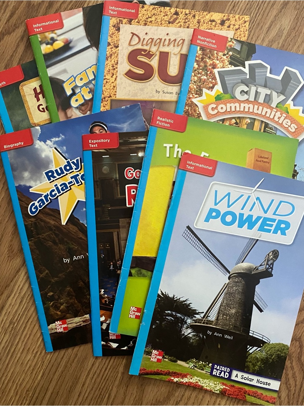 8 Reading Wonders Books: All 2nd Grade Level -A8